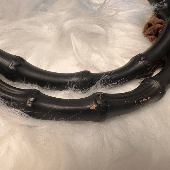 Authentic Gucci Bamboo Canvas Tote - Picture 7 of 16